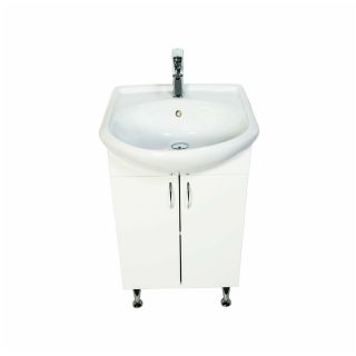 Тумба с раковиной Orange Роса LA-45TUW+RA белый